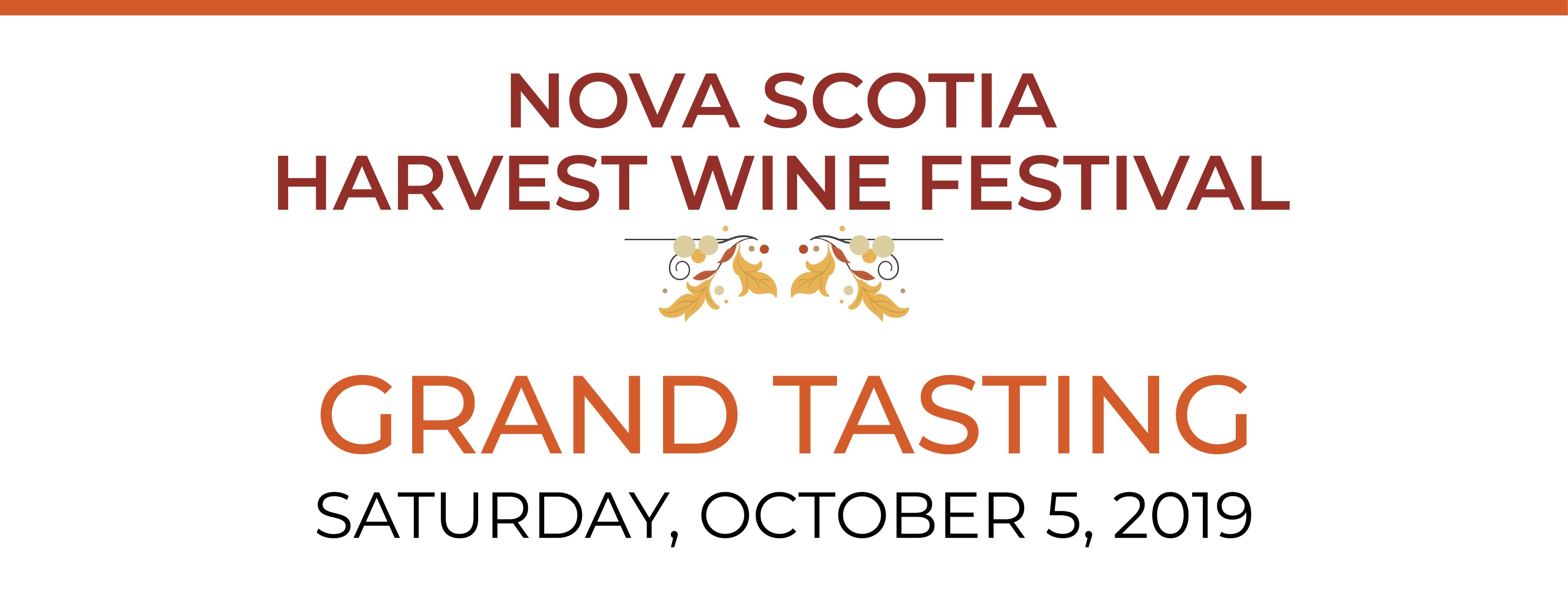 Nova Scotia Harvest Wine Festival Grand Tasting Tickets The Wolfville